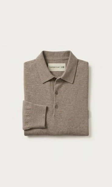 Kaze knit polo, folded